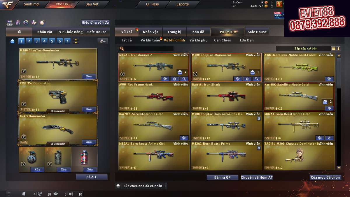 shop acc cf uy tin gia re